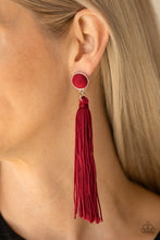 Load image into Gallery viewer, Tightrope Tassel- Red
